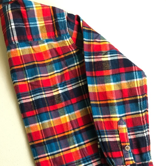 Lands’ End Flannel Shirt - Picture 2 of 4